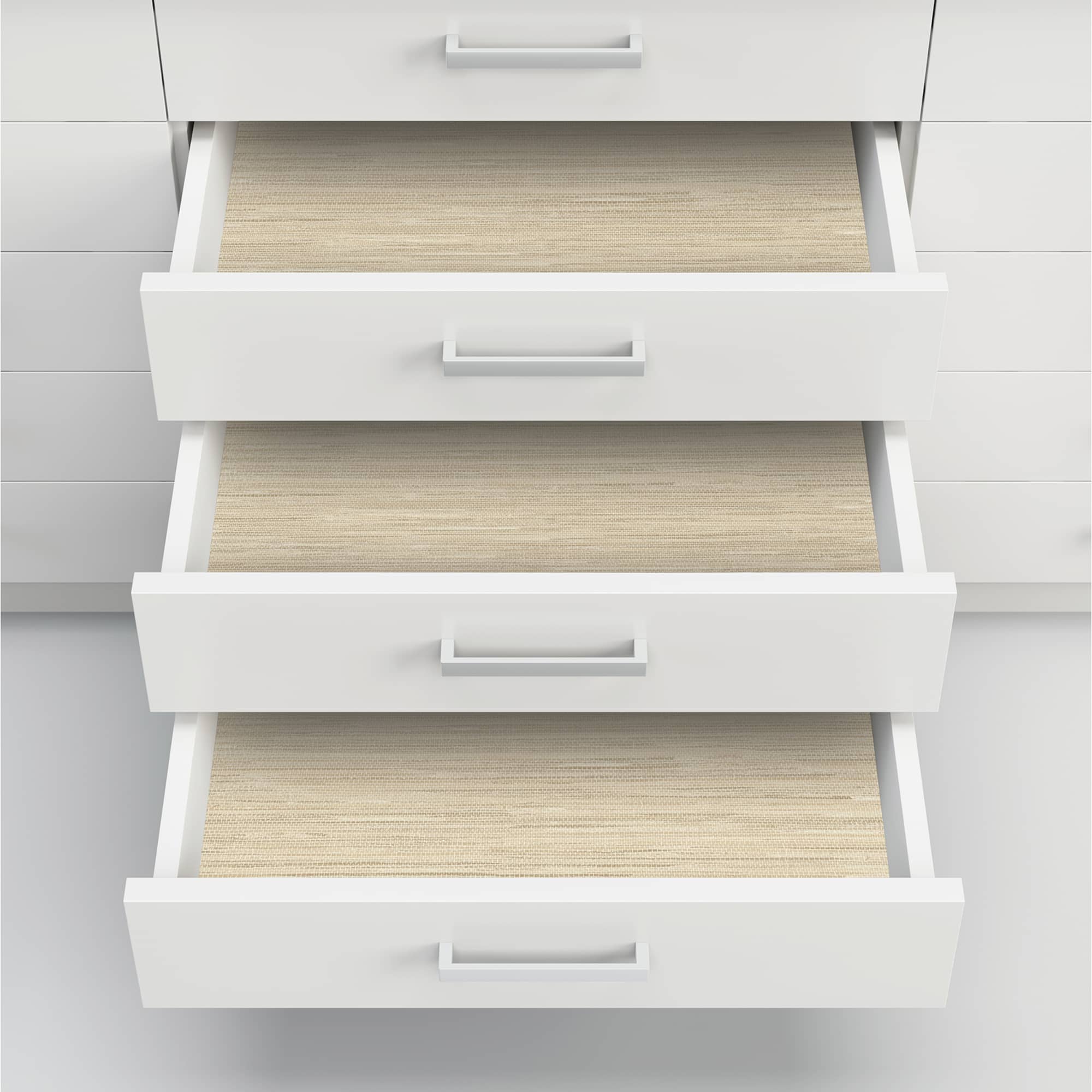 InHome Avery Weave Cream Peel & Stick Wallpaper